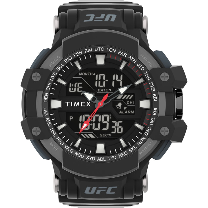 Reloj Timex TW5M51800 Hombre Digital Cuarzo con Correa de Caucho