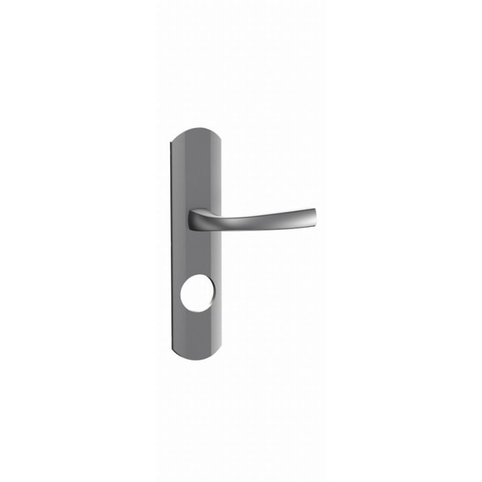 Demi ensemble extérieur Muze BEZAULT pour serrure applique - chrome velours - 28568000