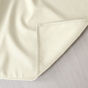 Rideau thermique en microfibre doublée - Ecru