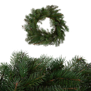 Corona preservata - Pezzi 1 - Verde - 40XH5X40cm - Bianchi Dino