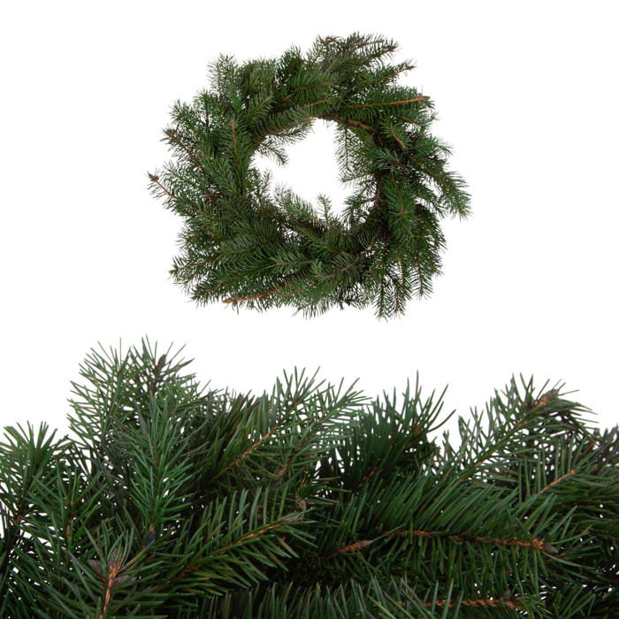 Corona preservata - Pezzi 1 - Verde - 40XH5X40cm - Bianchi Dino