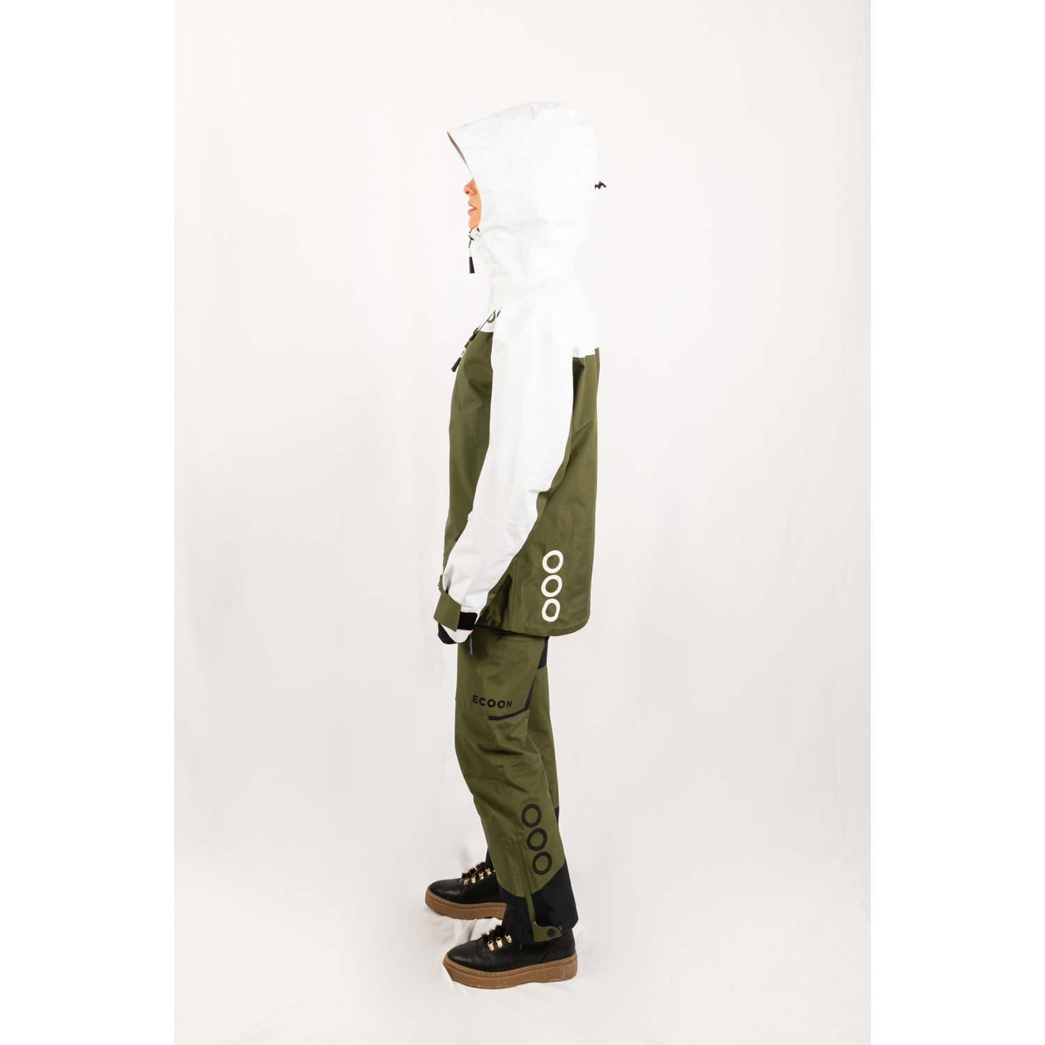 Pantaloni da donna ECOExplorer Pants di ECOON - Cachi