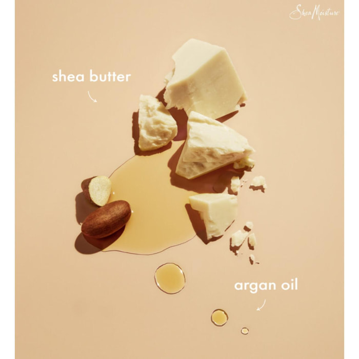 Shampooing Shea Moisture Hydratant et fortifiant au miel et yaourt aux huiles de Mafura et de baobab