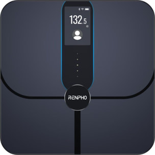 Pèse personne connecté RENPHO Elis Nova A031- Impédancemètre Haute Précision Bluetooth, 13 Données corporelles - Rechargeable