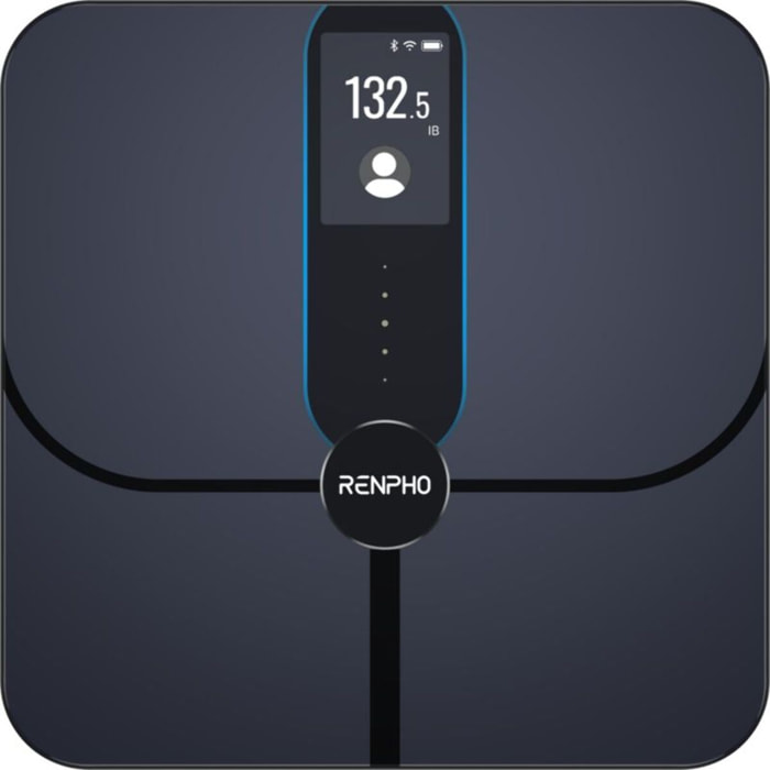 Pèse personne connecté RENPHO Elis Nova A031- Impédancemètre Haute Précision Bluetooth, 13 Données corporelles - Rechargeable