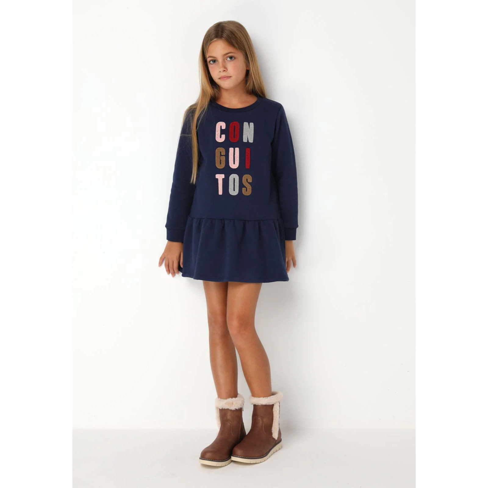 Stivali da bambina in pelliccia sintetica