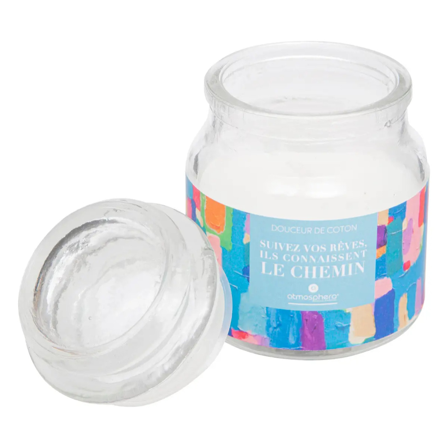 Bougie parfumée "Jomy" douceur de coton 70g