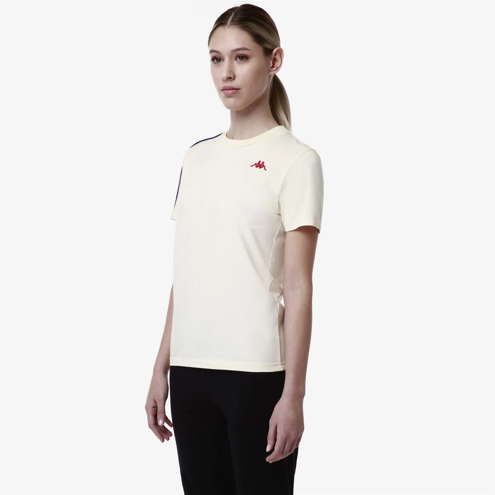 Kappa - Camisetas y tops Mujer Blanco - 222 BANDA LUISE