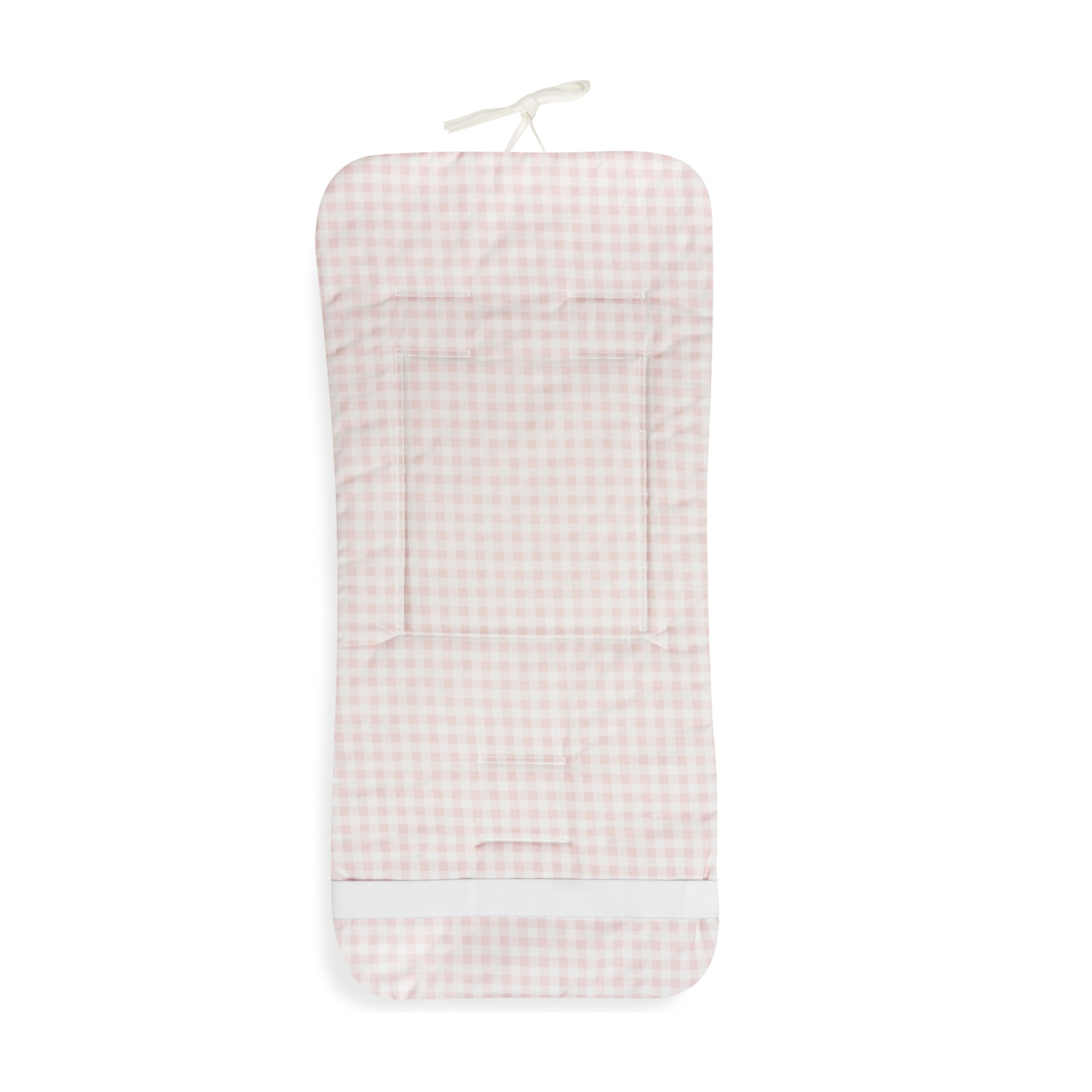 Colchoneta Silla de Paseo Universal Reversible línea Don Algodón Vichy y Flores