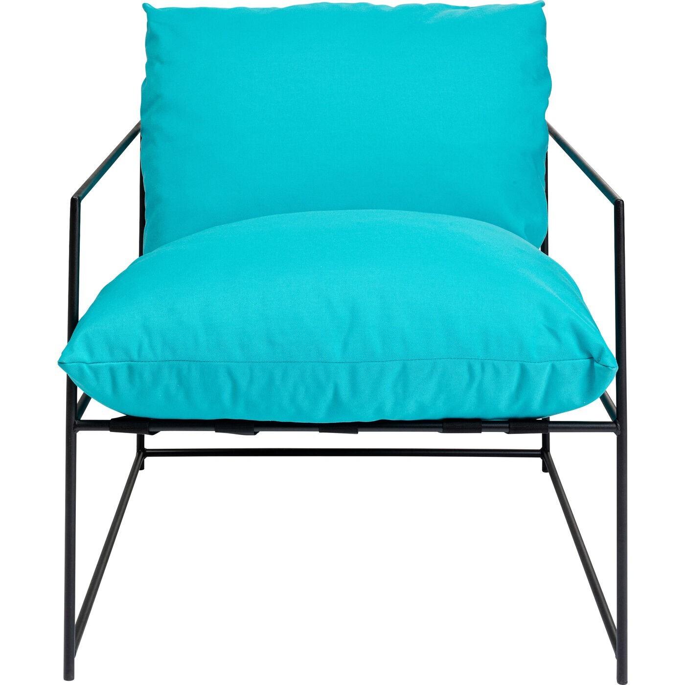 Fauteuil de jardin Cuby bleu Kare Design