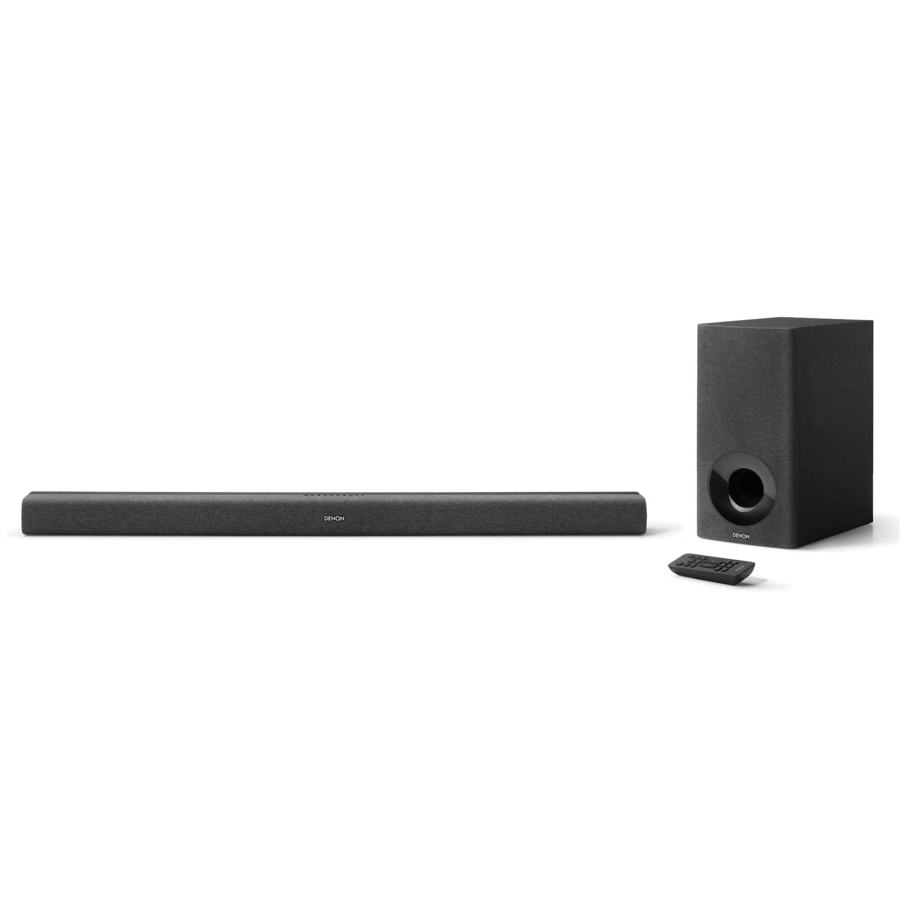 DENON DHTS-416 BLACK BARRA DE SONIDO SUBWOOFER INALÁMBRICO, STREAMING, GOOGLE CHROMECAST, HDMI/ARC, Wi-Fi, DECODIFICACIÓN DOLBY DIGITAL Y DTS.