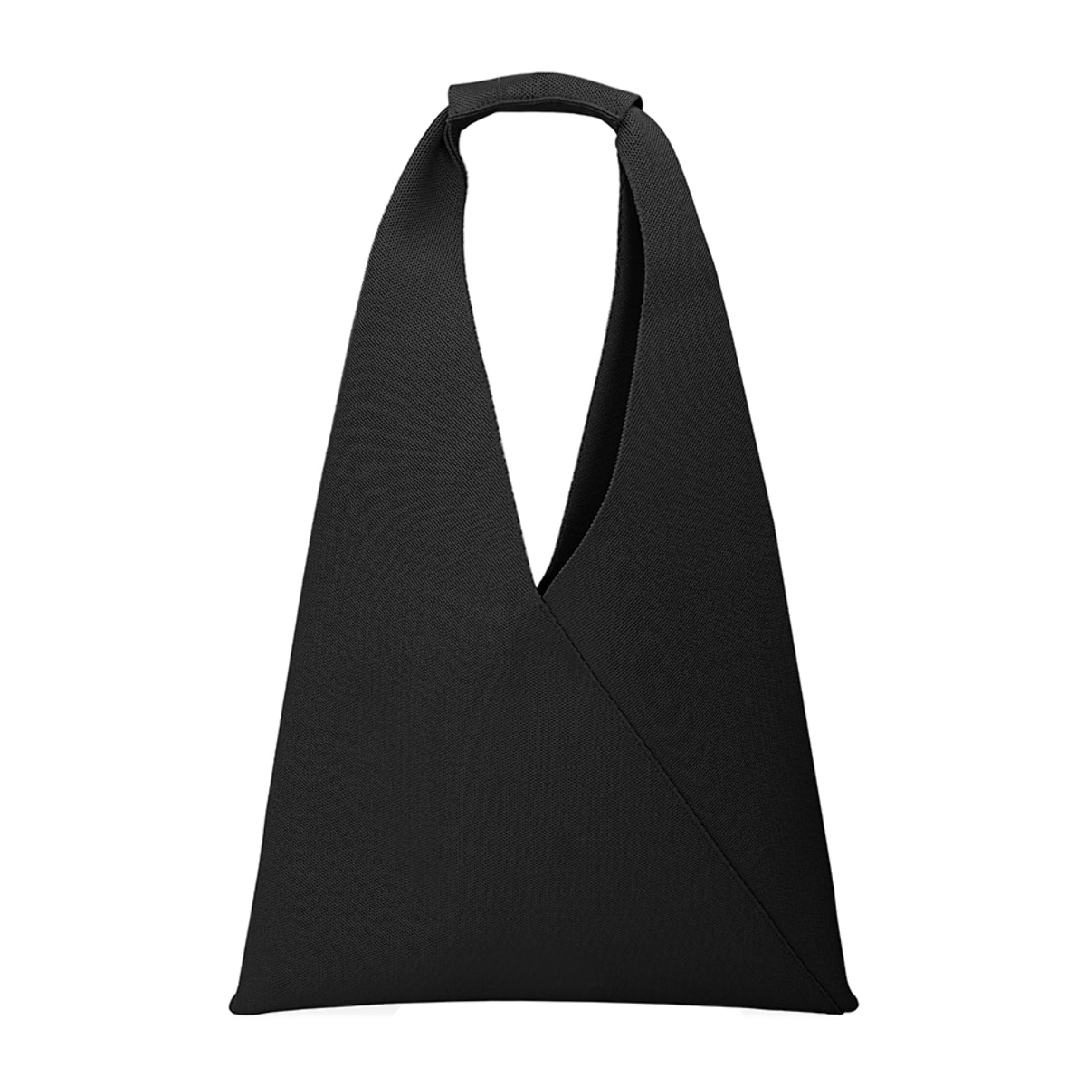 Borsa a spalla donna nera in tessuto