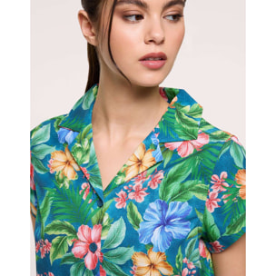 Camisa Manga Corta Multicolor - Nerini