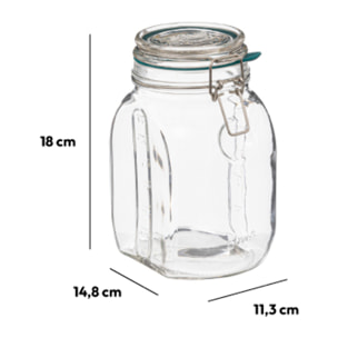 Bocal verre 1,5L "Jarro"