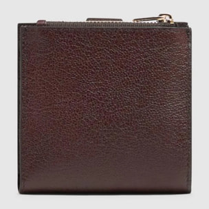 Piquadro Portacarte di credito in pelle con portamonete, schermato con protezione RFID