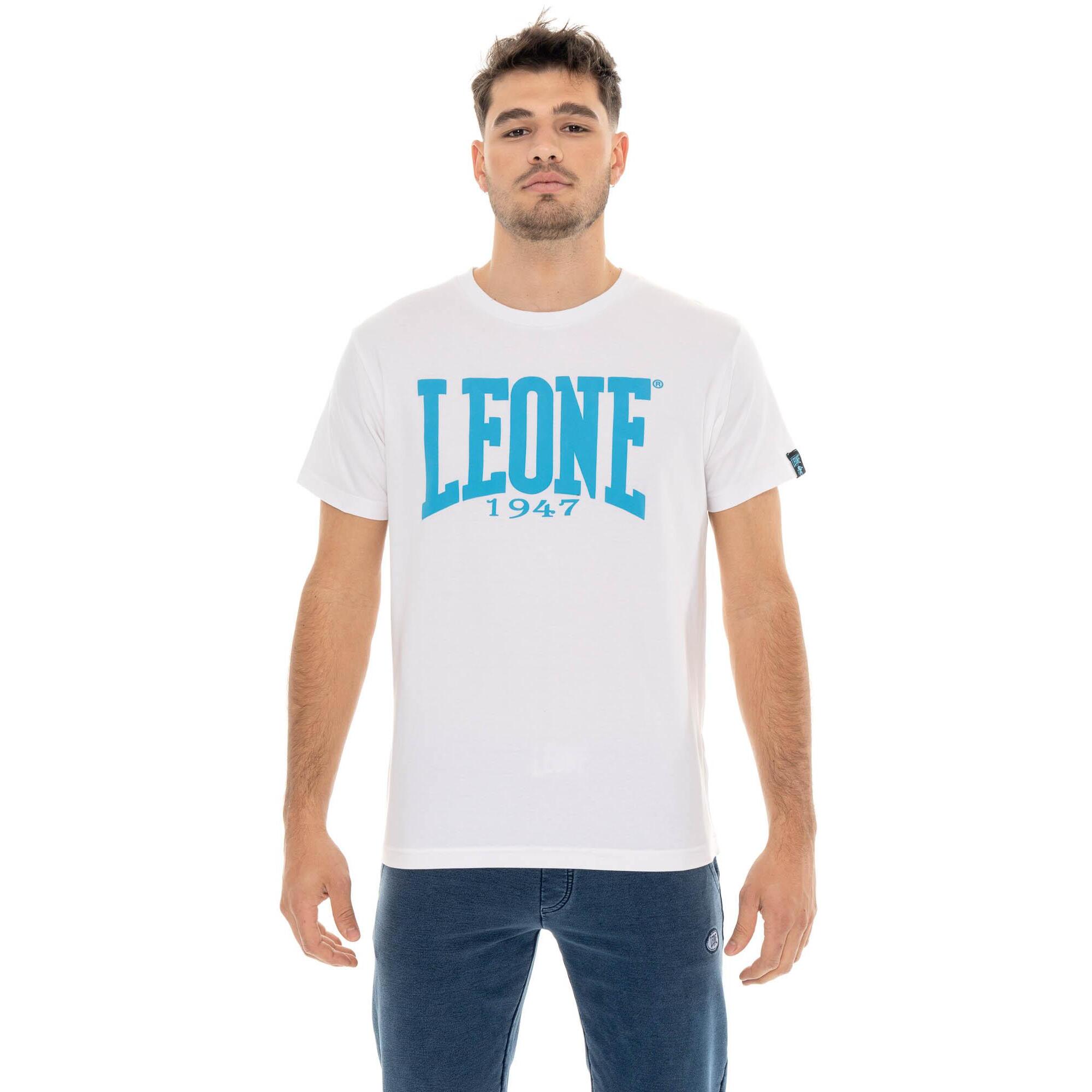 T-shirt da uomo in cotone elasticizzato Leone Summer Vibes