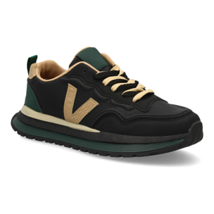 Zapatilla hombre casual con contrastes