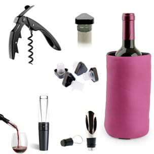 Apérifun - Set de prestigio de 6 piezas para la degustación de vinos - Burdeos