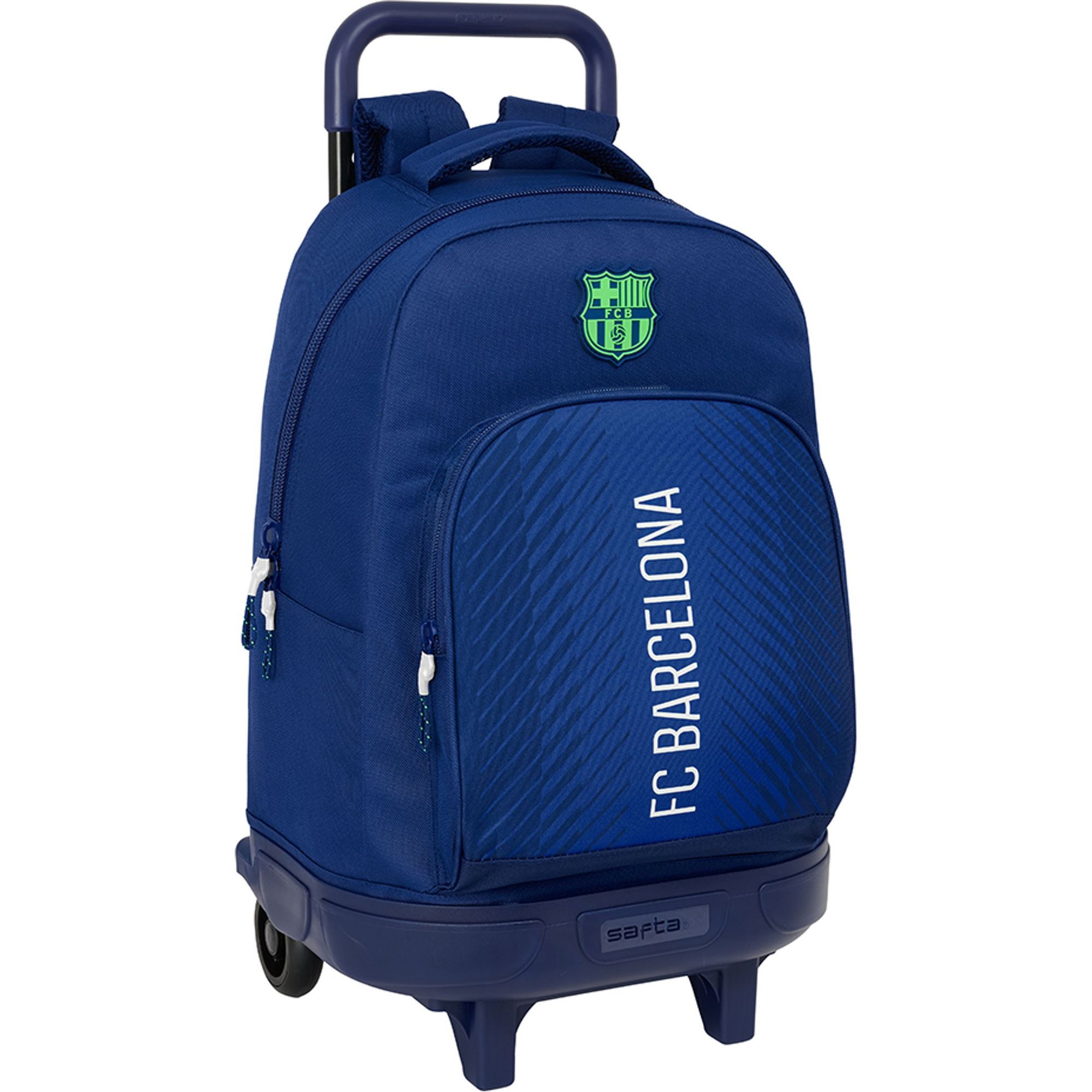 Mochila gde. c/ruedas compact extraible f.c. barcelona navy blue
