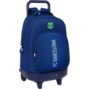 Mochila gde. c/ruedas compact extraible f.c. barcelona navy blue