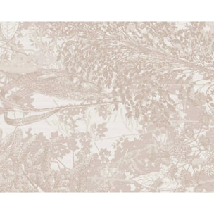 Set pur coton enduit motif jacquard Mille esprit jardins chanvre