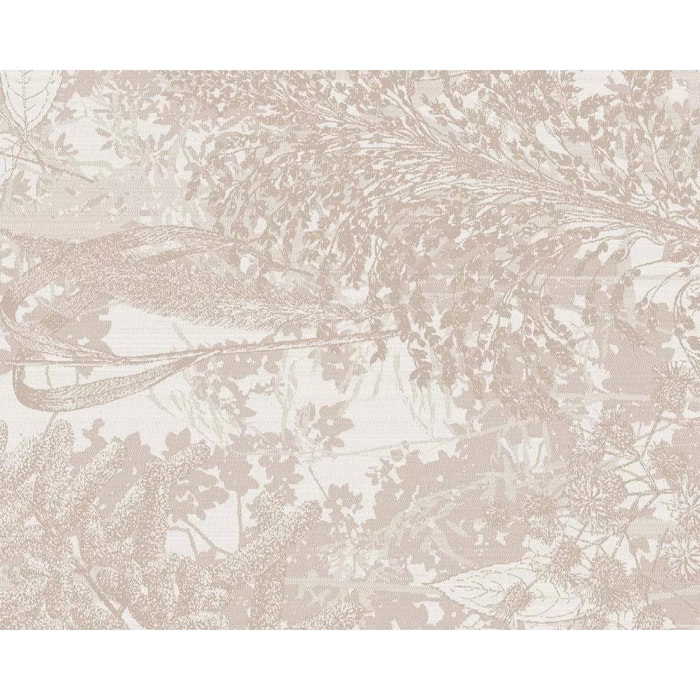 Set pur coton enduit motif jacquard Mille esprit jardins chanvre