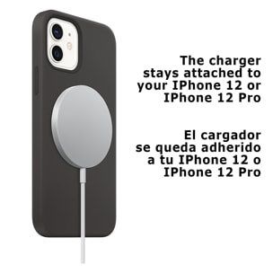 Caricatore magnetico per iPhone 12/12Pro. Compatibile con la ricarica wireless Qi convenzionale.