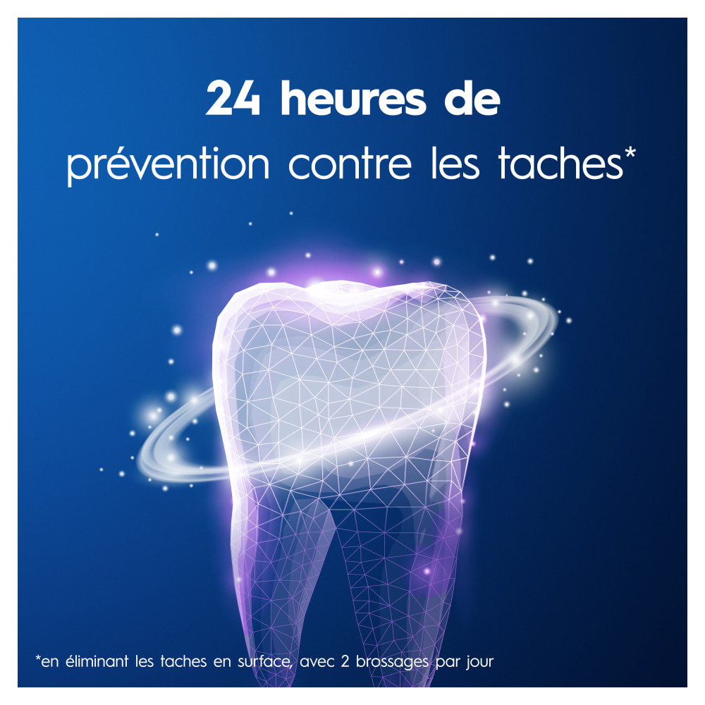 4 Dentifrices Charbon 75ml - Oral B 3D White Adv Luxe