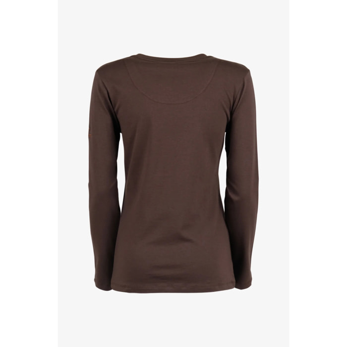 T-shirt Donna W5D365 Esercito in cotone