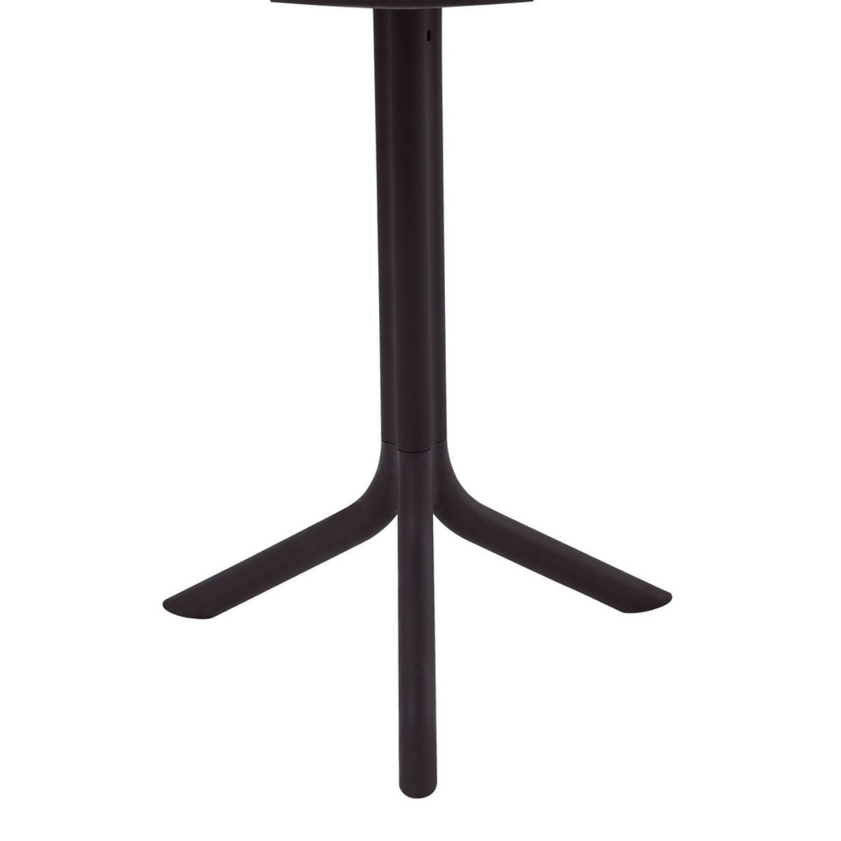 Tavolo alto da esterno in polipropilene 60x60x75cm nero – Coimbra