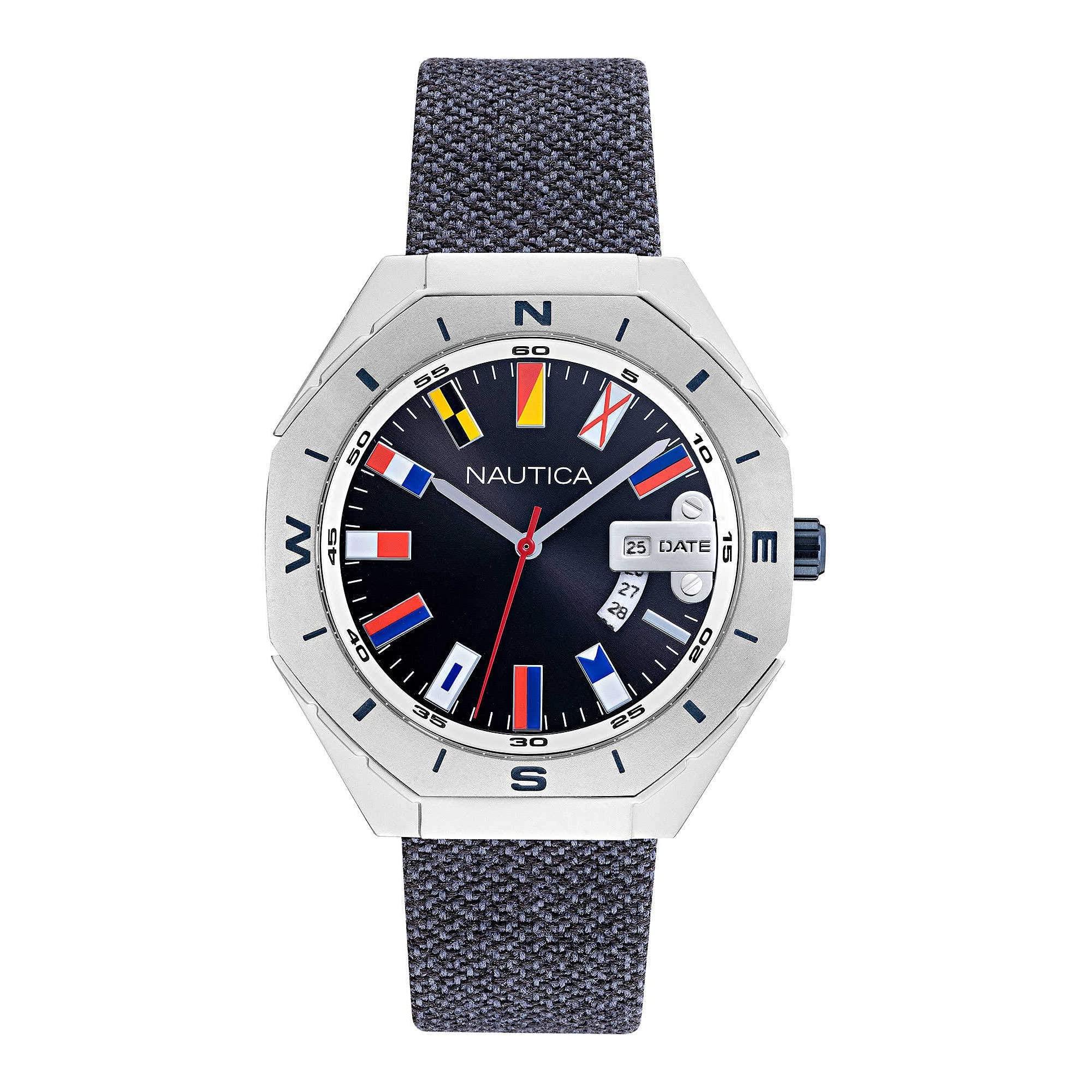 Orologio Nautica LOVES THE OCEAN Canvas Blu