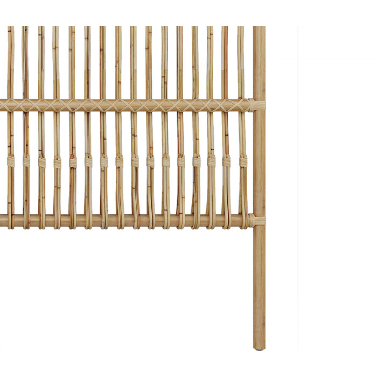 Tête de lit en rotin naturel 140 cm - Morphée