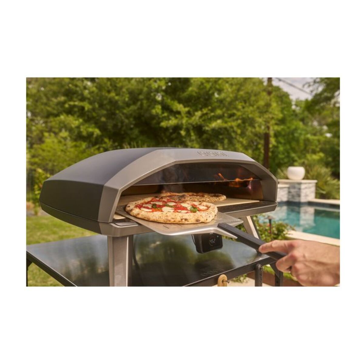 Four à pizza gaz OONI Koda 2 Max noir 2 pizzas de 60 cm, préchauffage 30 min, de 100 à 500°C, thermostat digital