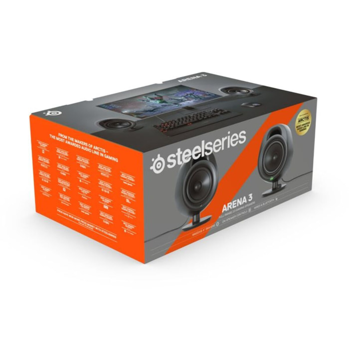 Enceinte PC STEELSERIES ARENA 3 - BLACK