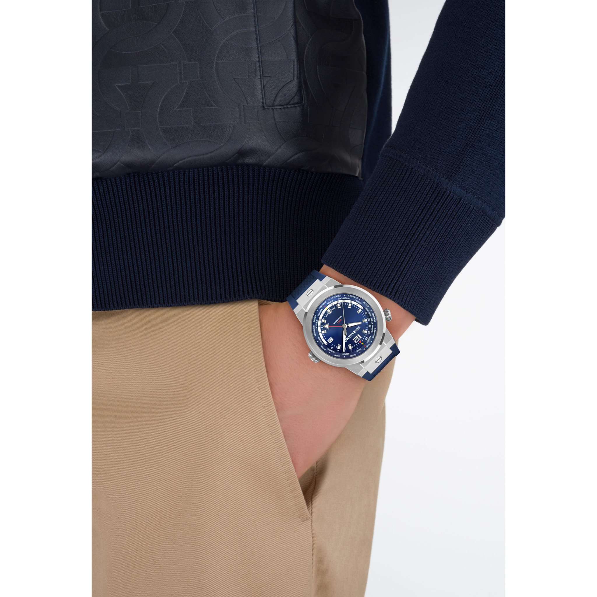 Ferragamo Reloj Analógico De Cuarzo Ferragamo Duo