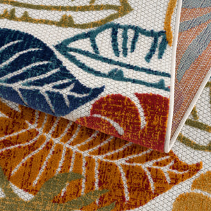 Cabana - Tapis d'extérieur multicolore avec motif à relief