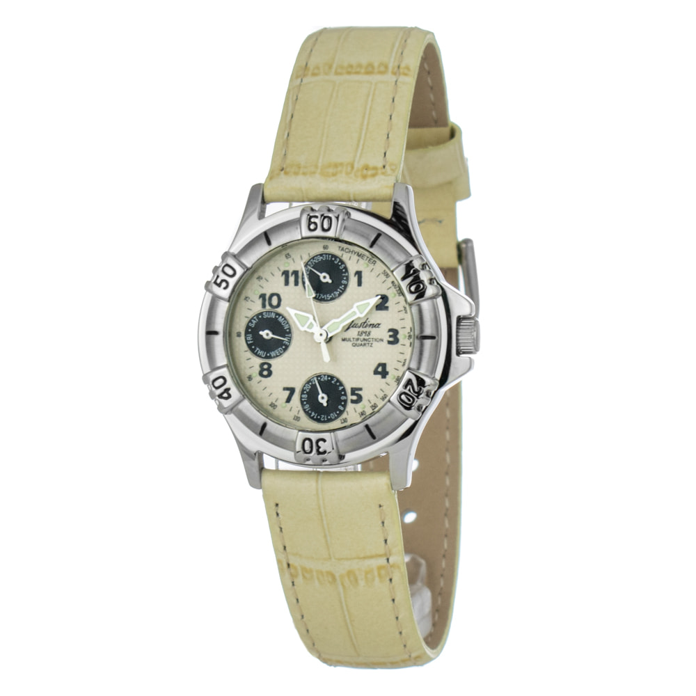 Reloj Justina 32552H Mujer Analogico Cuarzo con Correa de Piel