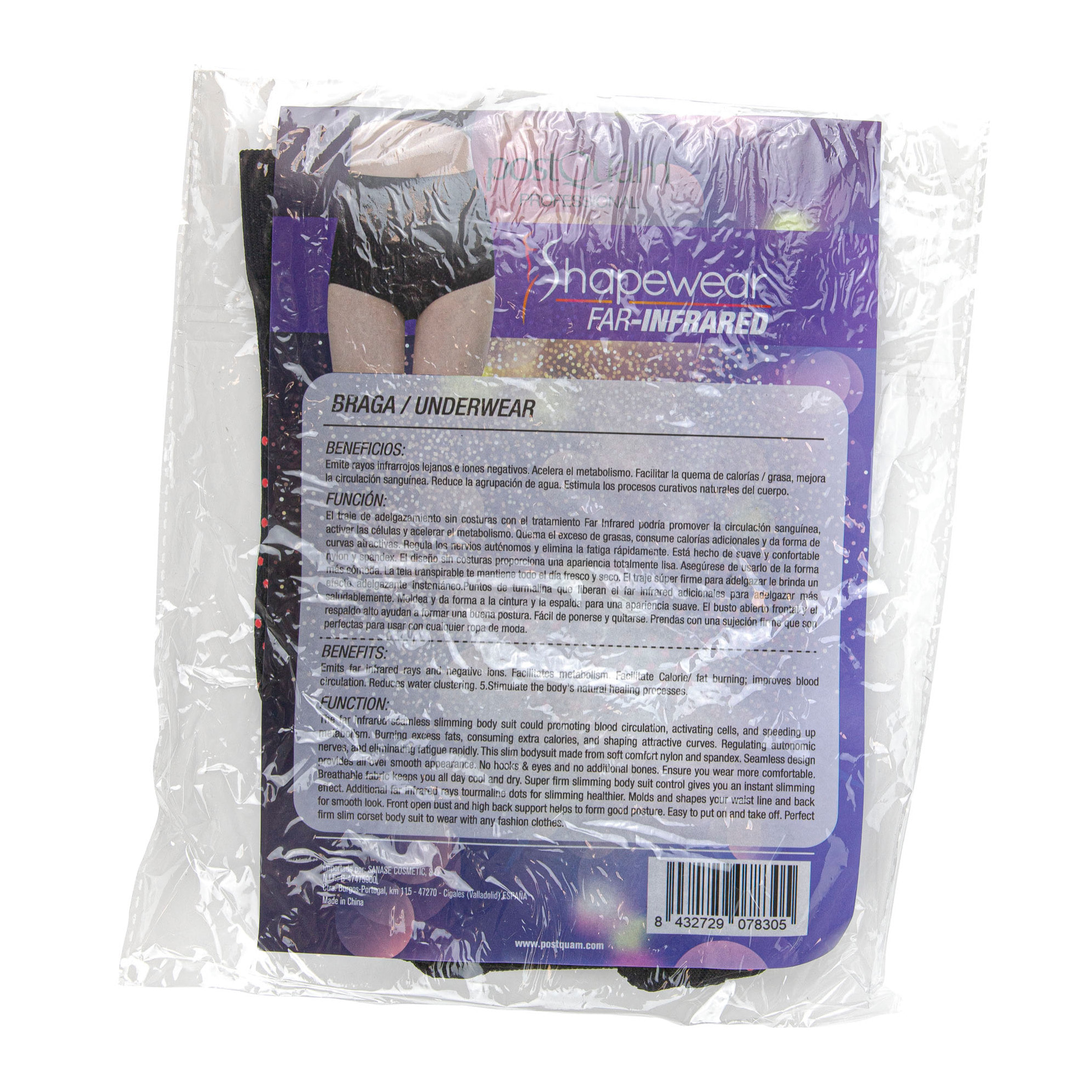 Slip Modellante Shapewear Far-Infrared - Nero