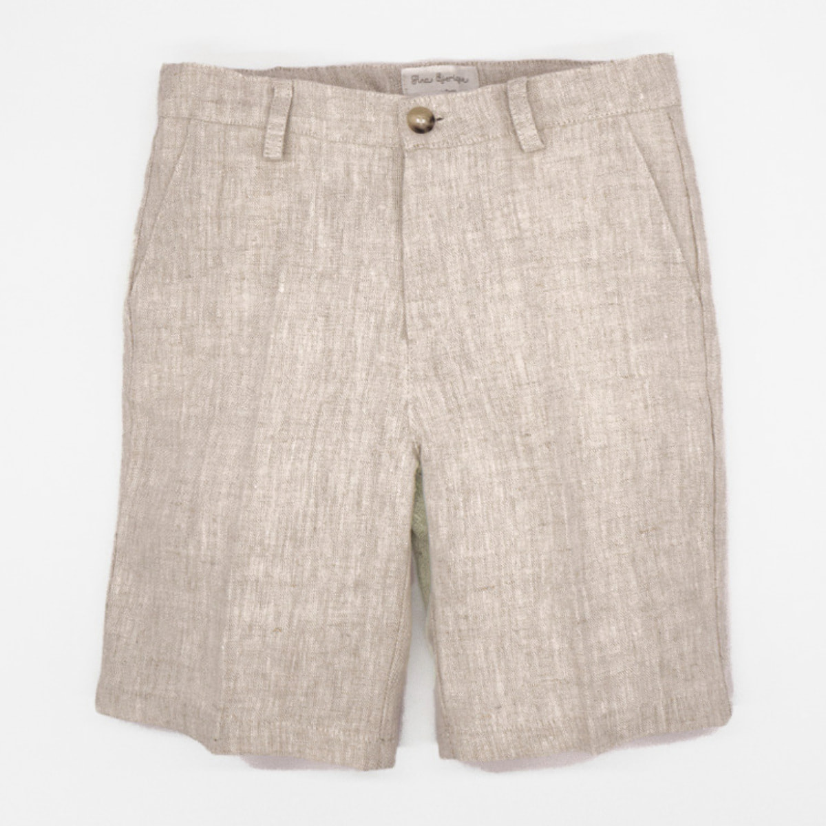 BERMUDA LINO RÚSTICO NATURAL