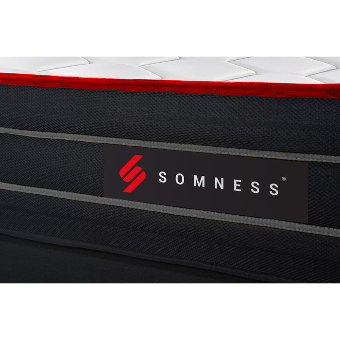 Matelas BOOST ressorts ensachés et mémoire de forme