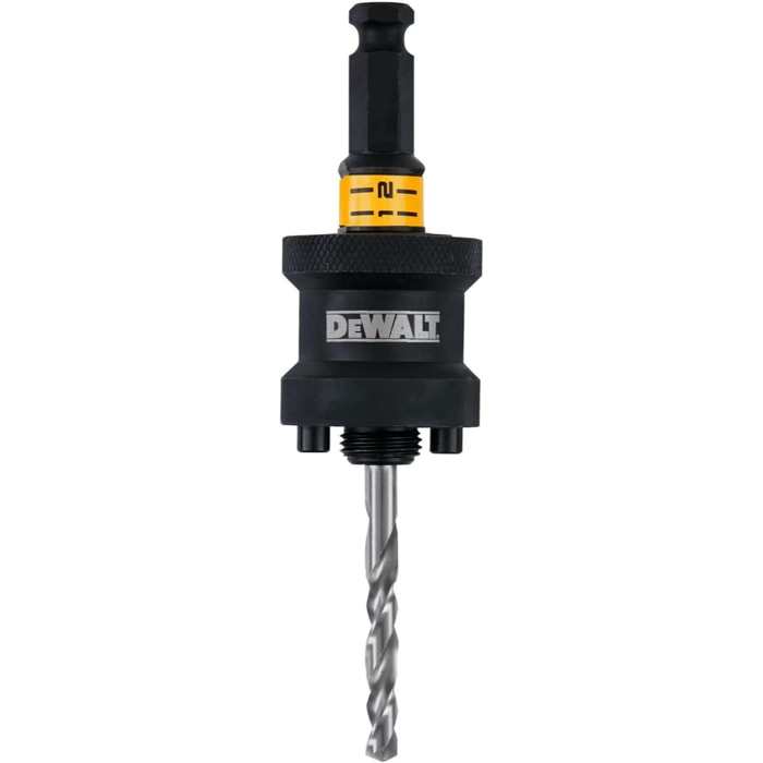 Mandrin à changement rapide pour scie cloche - Ø 13 mm 32-210 mm - DEWALT - DT20625-QZ