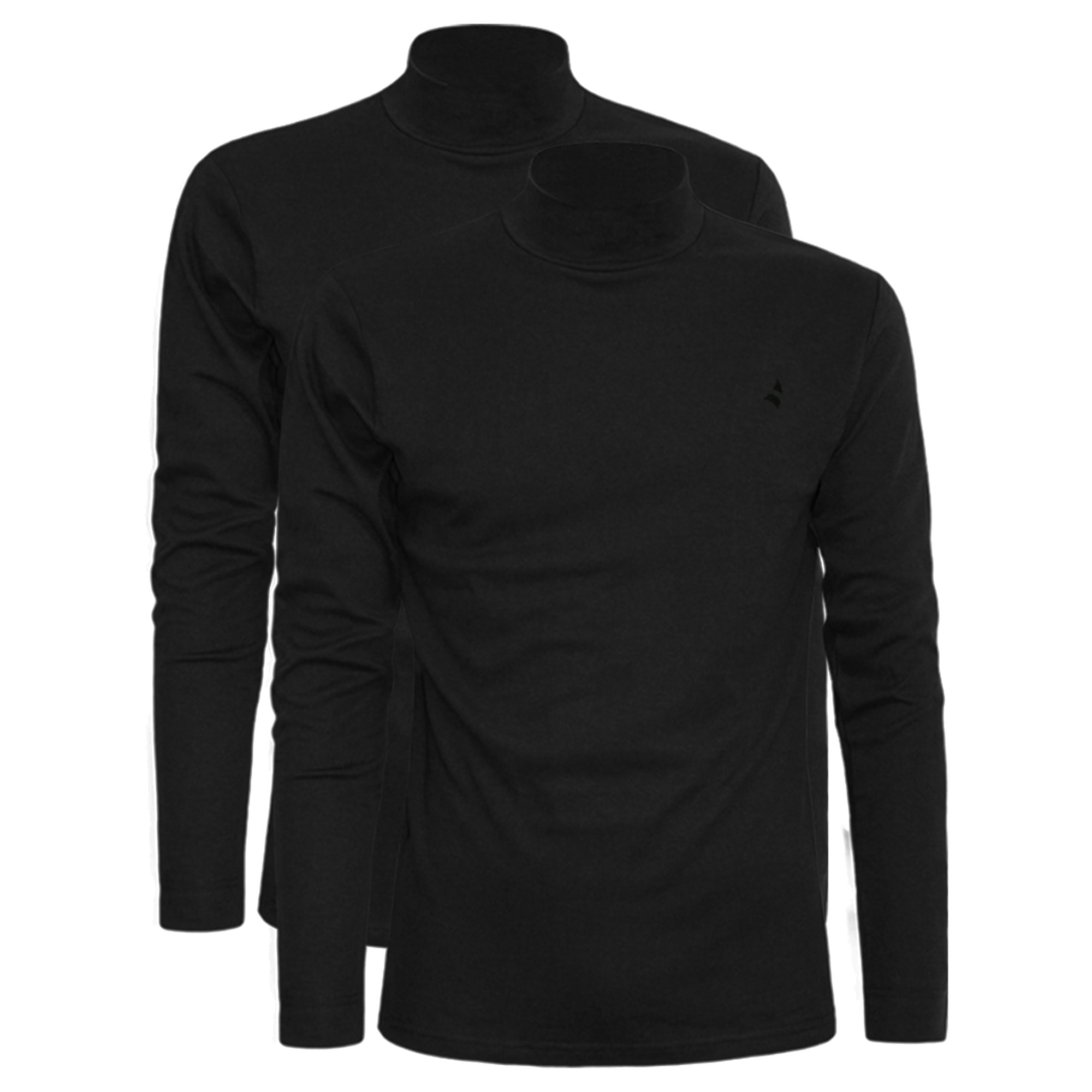 Lupetto Interlock Navigare, Confezione da 2 pezzi, Art.915, Nero