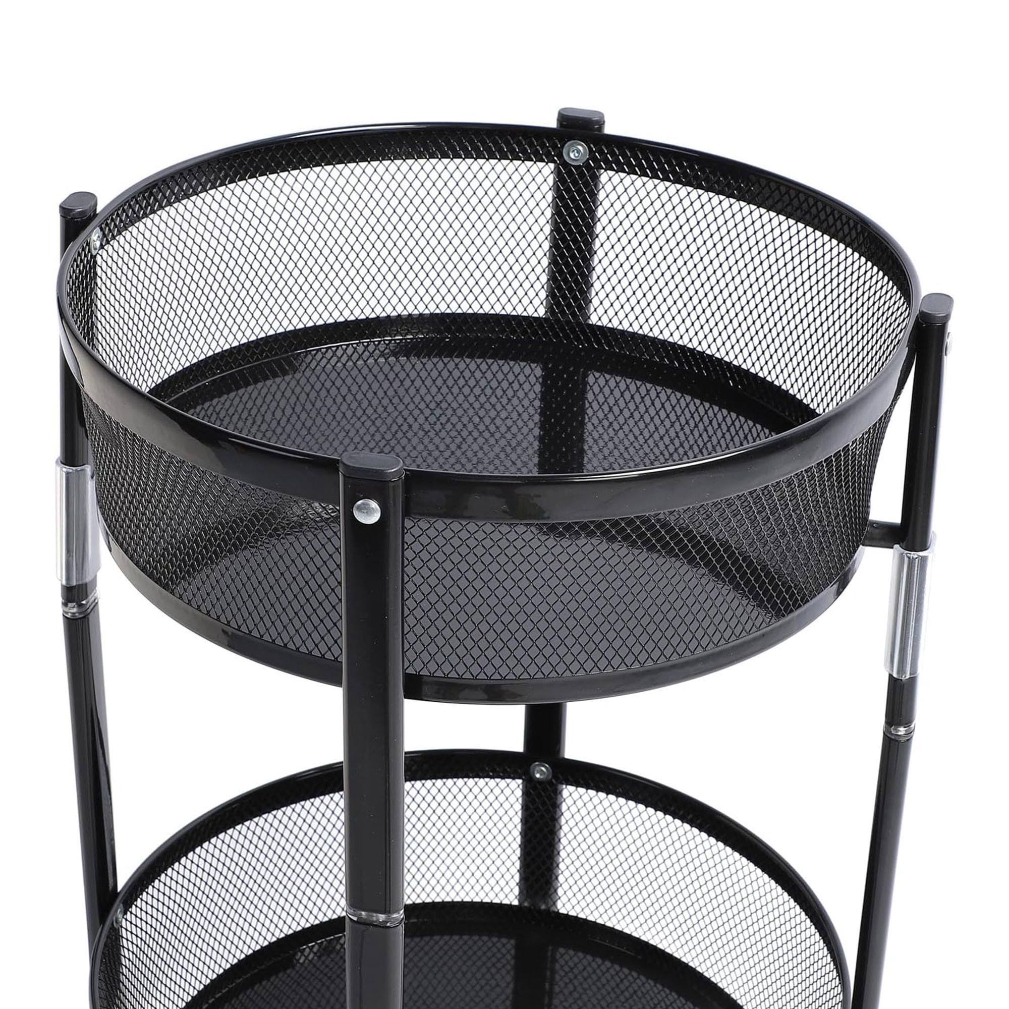 Well home carro de cocina plegable con ruedas ø37x88cm