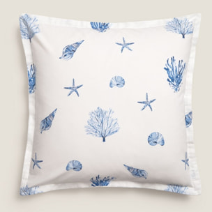 Funda de cuadrante algodón percal marinero Crea color azul 100% Algodón percal