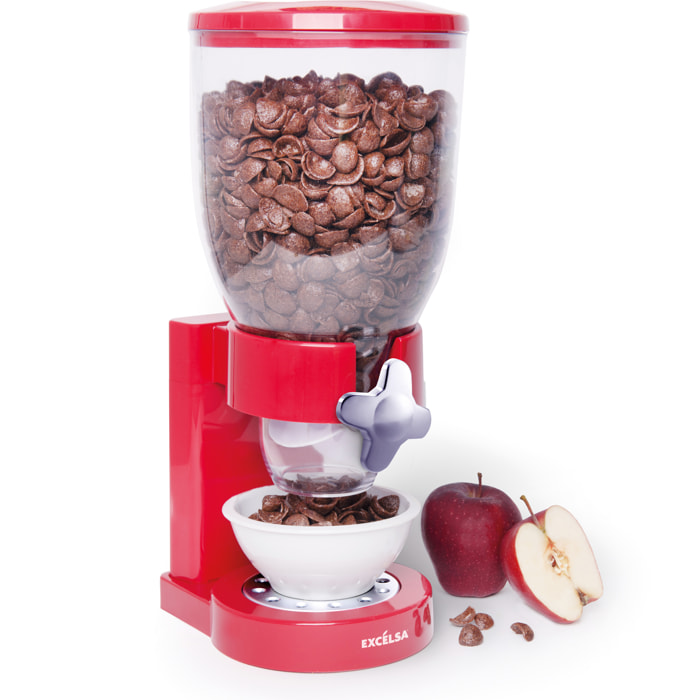 Distributeur individuel 4 L Excelsa – Good Morning, Plastique Rouge