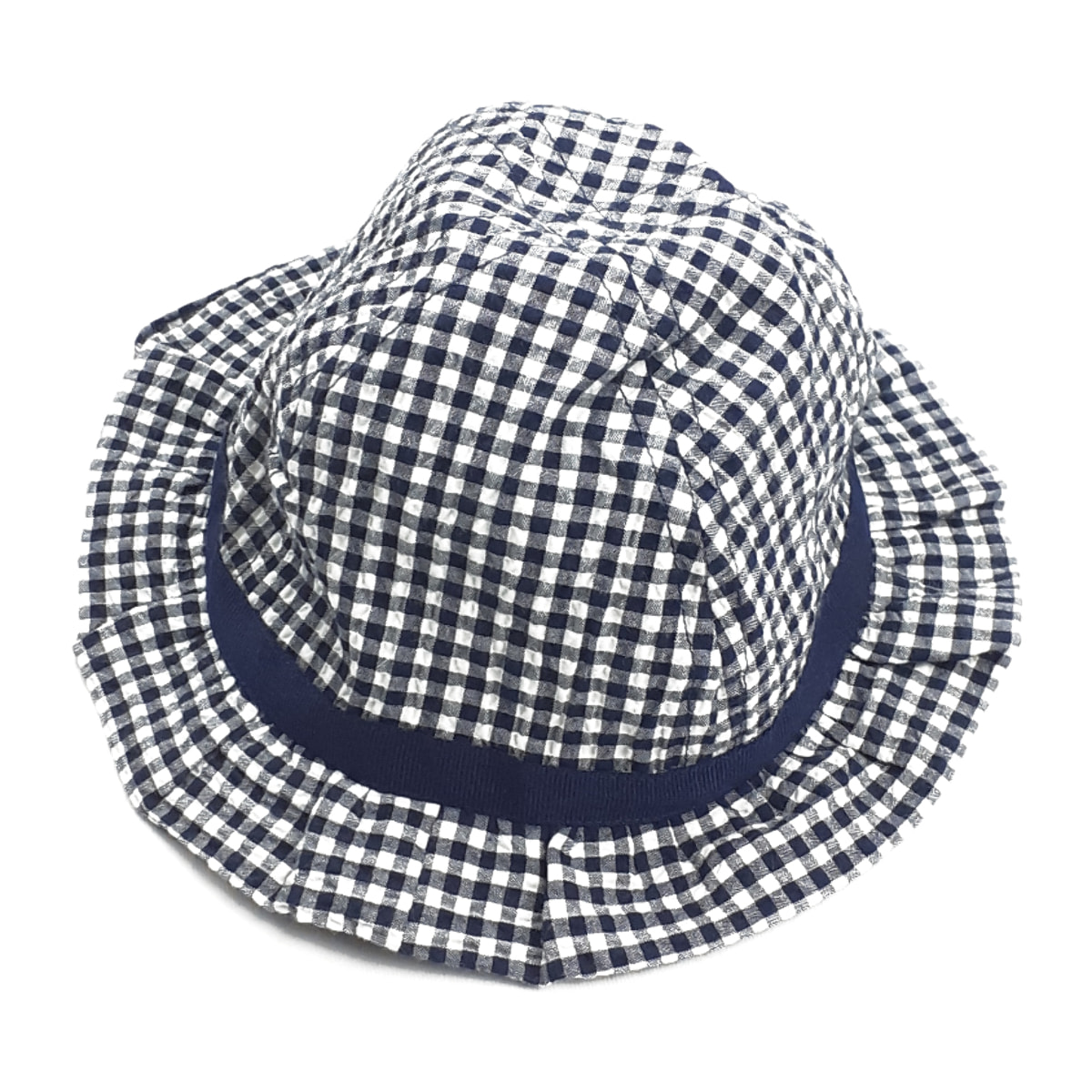 CLOCHE QUADRETTO BLU