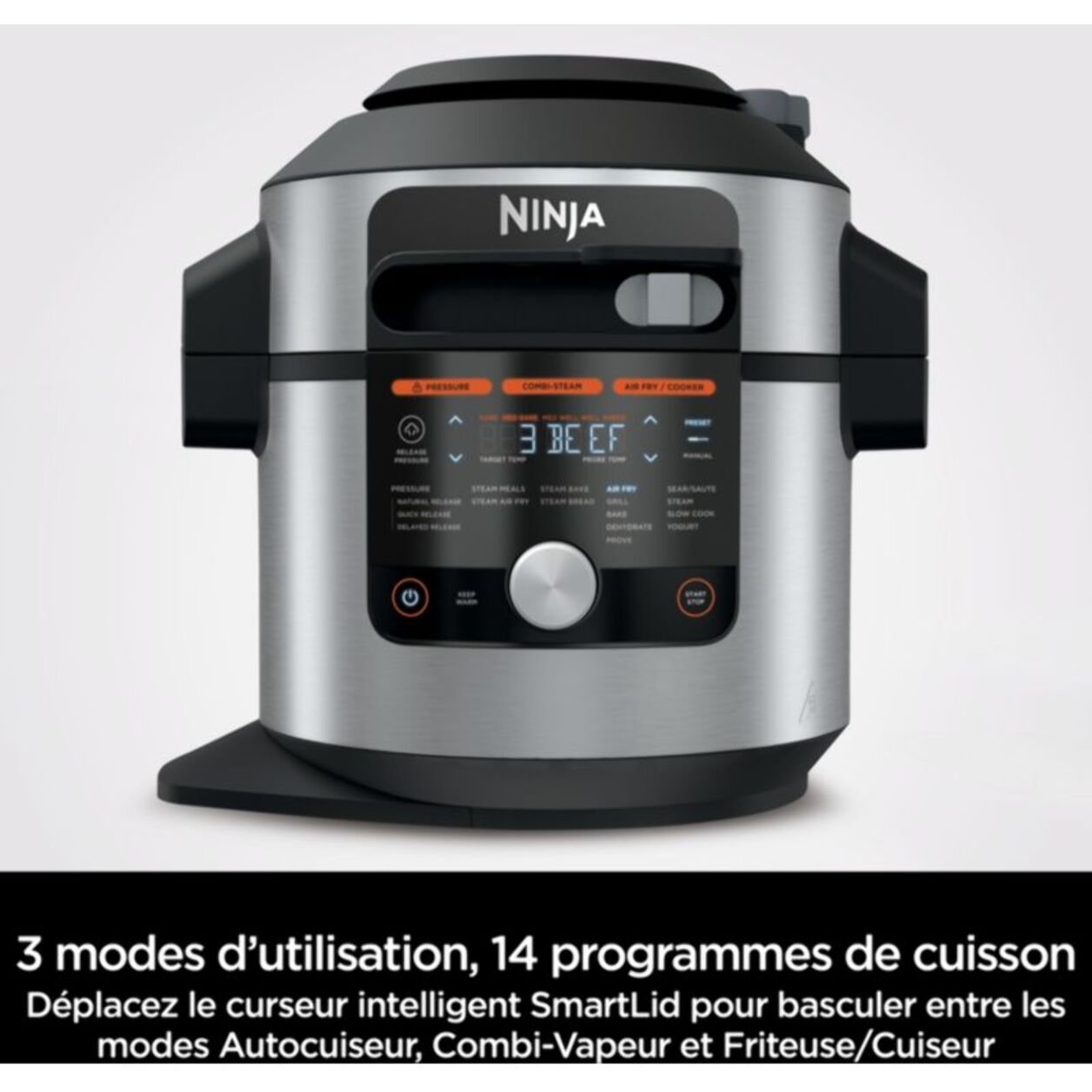 Multicuiseur NINJA Foodi Max OL750EU  gris/noir 7,5 L, 14 modes de cuisson dont air fryer