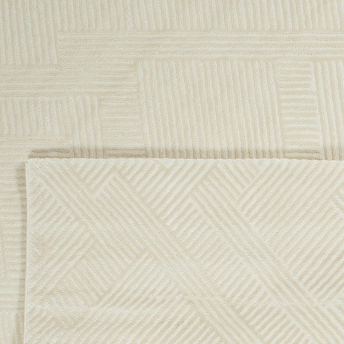 Tapis salon 80x300 CEROTEO Crème tapis tendance