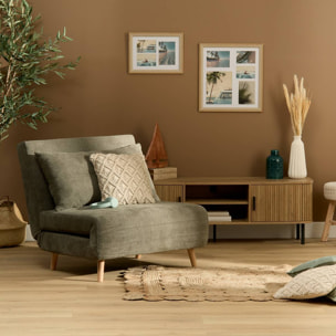 Fauteuil Kora 92x88x82 cm Vert Cedre