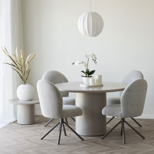 Erba decorativa artificiale beige/sabbia 2 steli 130 cm